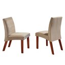 Ver imagem 4 de Conjunto Sala de Jantar Mesa 135x90cm Tampo em Vidro com 4 Cadeiras Atuale LJ Móveis