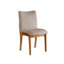 Ver imagem 5 de Conjunto Sala de Jantar Mesa 180x90cm Tampo Madeira/vidro Vitoria com 6 Cadeiras Hades