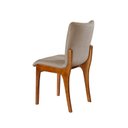 Ver imagem 6 de Conjunto Sala de Jantar Mesa 180x90cm Tampo Madeira/Vidro Vitoria com 6 Cadeiras Hades Marrom/Imbuia