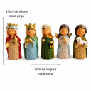 Ver imagem 3 de Presépio Infantil 11 Peças Resina Premium 15cm Decoração Natal