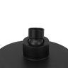 Chuveiro Ducha Flatt Preto/black Redondo C/desviador - 2
