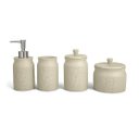 Ver imagem 1 de Kit em Cimento para Banheiro - 4 Pcs