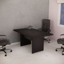 Ver imagem 1 de Mesa para Reunião Cor Preta Caixa Tomada 1,60 X 0,90 Atacadao Moveis Escritorio