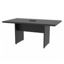 Ver imagem 3 de Mesa para Reunião Cor Preta Caixa Tomada 1,60 X 0,90 Atacadao Moveis Escritorio