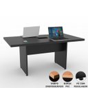 Ver imagem 4 de Mesa para Reunião Cor Preta Caixa Tomada 1,60 X 0,90 Atacadao Moveis Escritorio