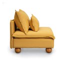 Ver imagem 5 de Sofá Modular com Encosto Pé Bolinha Sôma CabeCasa MadeiraOriginals Amarelo Mostarda