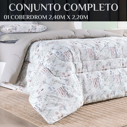 Cobertor de Casal Queen Size Grosso Selin 100%algodao Antialergico:cinza - 5