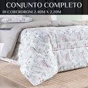 Ver imagem 5 de Cobertor de Casal Queen Size Grosso Selin 100%algodao Antialergico:cinza