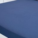 Ver imagem 3 de Lençol Portallar Solteiro com Elástico Malha 100% Algodão Premiun Classic Azul