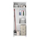 Ver imagem 3 de Armário Multiuso 2 Portas Lavanderia Nt 4015 2021 Branco/New