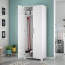 Ver imagem 1 de Armário Multiuso 2 Portas Lavanderia Nt 4015 2021 Branco/New
