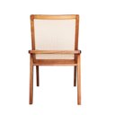 Ver imagem 7 de Cadeira Venezia em Tela Palha Sextavada em Madeira Maciça Eucalipto para Jantar na Cor Mel