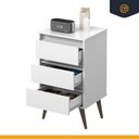 Ver imagem 4 de Mesa de Cabeceira Wood 3 Gavetas Ej Móveis