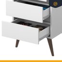 Ver imagem 5 de Mesa de Cabeceira Wood 3 Gavetas Ej Móveis