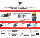 Ver imagem 4 de Chapa Policarbonato Alveolar 2,10x6,00 4mm