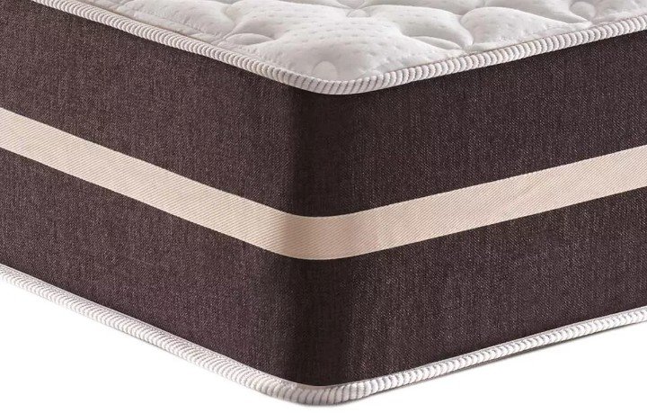 Cama Box Viúva Marrom + Colchão de Molas - Anjos - Classic Superlastic - 128x188x60cm - 4