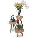 Ver imagem 1 de Conjunto de Mesa de Canto Organica Paris Md - 3 Unidades