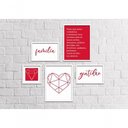 Ver imagem 3 de Conjunto Quadros Decorativos 5 Peças Familia Moldura Branca