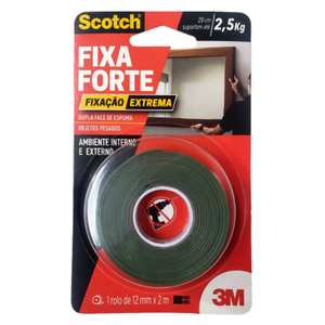FIXA FORTE ESPUMA EXTREME 12MM X 2M - 3M