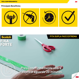 FIXA FORTE ESPUMA EXTREME 12MM X 2M - 3M - 4