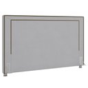 Ver imagem 1 de Cabeceira Cama Box Casal Queen 160cm Mali P02 Veludo Cinza - Mpozenato