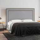 Ver imagem 2 de Cabeceira Cama Box Casal Queen 160cm Mali P02 Veludo Cinza - Mpozenato