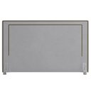 Ver imagem 3 de Cabeceira Cama Box Casal Queen 160cm Mali P02 Veludo Cinza - Mpozenato