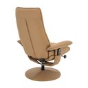 Ver imagem 7 de Poltrona de Massagem Reclinável e Giratória Arizona com Apoio de Pés Pu Caramelo G56 - Gran Belo