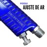 Pistola de Pintura Gravidade HVLP Bico 1,4 MM 600ML EVPPHVLP600-1B EVALD - 9