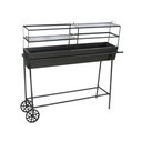 Ver imagem 1 de Churrasqueira Espetinho Comercial com 2 Grelhas e Carrinho