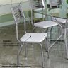 Conjunto Mesa 1,40M com 6 Cadeiras Tampo de Vidro Kappesberg Cromado/Branco - 3