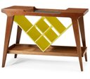 Ver imagem 1 de Aparador Bar Penha Garrafeiro Amarelo Corpo Pinhao 130cm - 29658