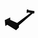 Ver imagem 1 de Porta Toalha Banheiro 30cm Aço Inox 304 Preto Fosco Q-t30pf