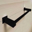 Ver imagem 3 de Porta Toalha Banheiro 30cm Aço Inox 304 Preto Fosco Q-t30pf