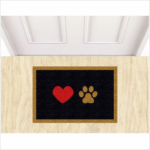 TAPETE PATA E CORÇÃO, PARA PORTA.