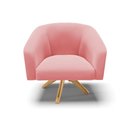Ver imagem 5 de Cadeira Sala de Jantar Giratória Ma30 Stella Suede D03 - D’Rossi