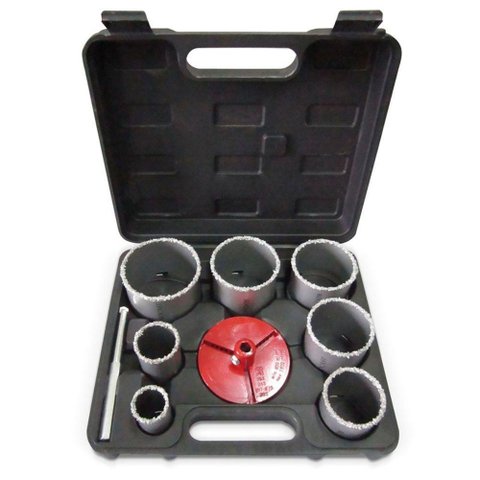 Kit Serra Copo Tungstênio - Ref. 97,0005 - 9 Peças - Rocast