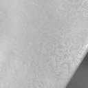 Ver imagem 3 de Toalha Mesa Térmica Impermeável Pvc Condessa Branco 140x140