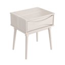 Ver imagem 7 de Cama de Solteiro + 1 Mesa de Cabeceira Nordik Branco/Lavado