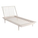 Ver imagem 5 de Cama de Solteiro + 1 Mesa de Cabeceira Nordik Branco/Lavado