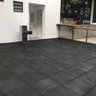 Piso Emborrachado Preto 1x1m 15mm PLT PISOS 1m2 - 4