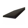 Piso Emborrachado Preto 1x1m 15mm PLT PISOS 1m2 - 1