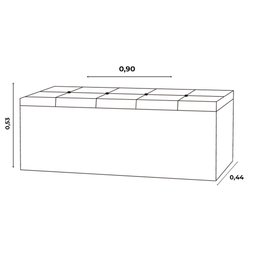 Kit Painel e Calçadeira Baú Solteiro 0,90m Roma Suede - Pallazio Cor Cinza - 5