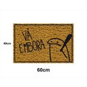 Ver imagem 2 de Tapete Capacho Bento Cake 60x40 Vá Embora Casa Entrada Lar