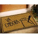 Ver imagem 1 de Tapete Capacho Bento Cake 60x40 Vá Embora Casa Entrada Lar