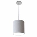 Ver imagem 1 de Lustre Luminária Pendente Vivare Free Lux Pe-4104cz Cúpula em Tecido 15x25cm
