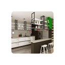 Ver imagem 2 de Prateleira Estilo Industrial Teto Parede Cozinha 60cm Pb Fs