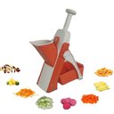 Ver imagem 2 de Cortador Fatiador Ralador de Legumes Multifuncional Frutas Vegetais Processador Profissional 5 Fun