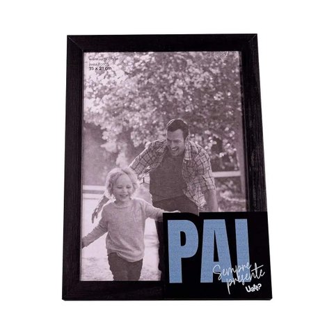 PORTA RETRATO 15x21CM - SEMPRE PRESENTE PAI