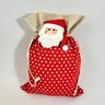 Saco De Presente Papai Noel Vermelho 36x25cm Natal - 2